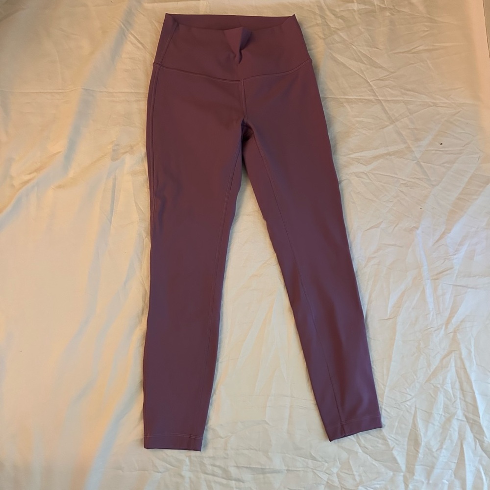 Lululemon Athletica Pink Leggings Sleek Performance Sz. 16 yrs old.